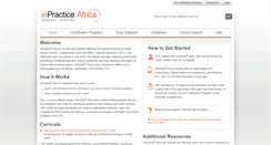 Desktop Screenshot of inpracticeafrica.com